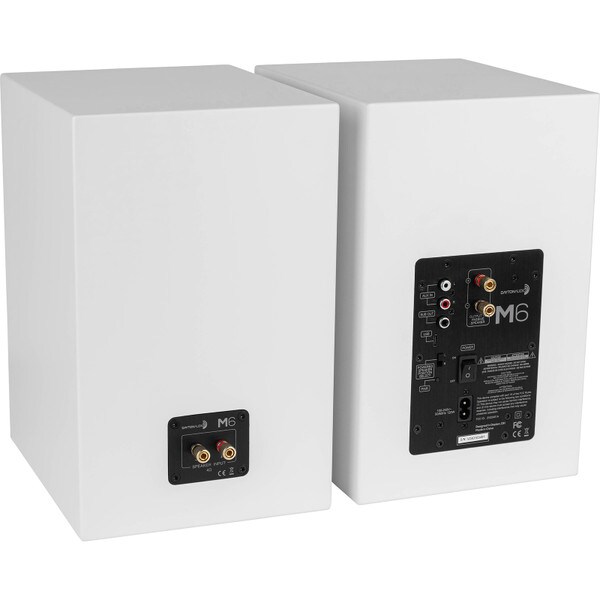 Main product image for Dayton Audio M6 Powered Monitor and Turntable Bundle White300-3666